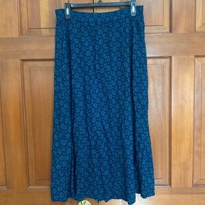 Vintage peacock colored skirt